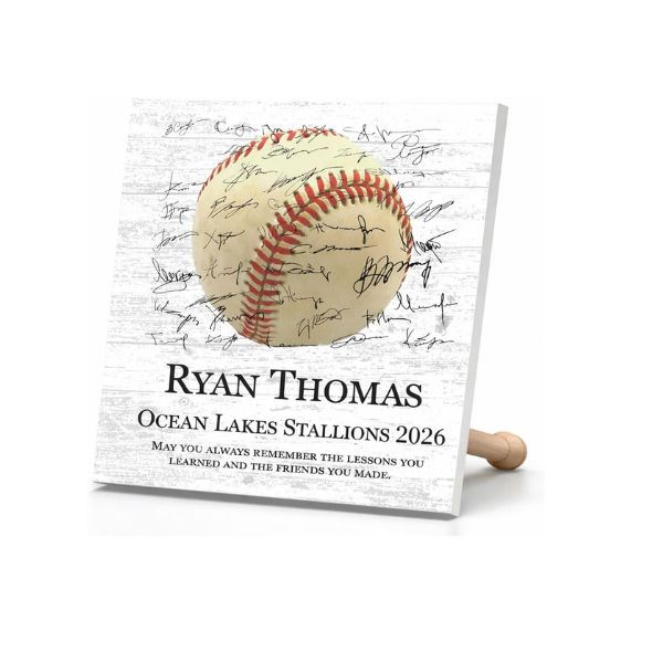 Broad Bay Sports Plaque Custom Recognition Award