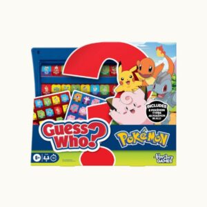Guess Who Pokémon Edition Game 48 Pokémon Fun Kids Board Games for Families 2 Players 15 Mins. Travel Friendly Ages 6+